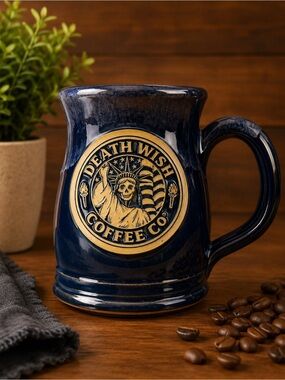 2022 Limited Ed. Death Wish Coffee " Lady Liberty " Mug #223/2550